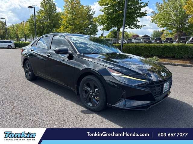 2022 Hyundai Elantra Hybrid Blue