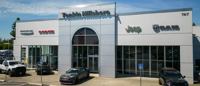 Tonkin Hillsboro Chrysler Jeep Dodge RAM dealership exterior