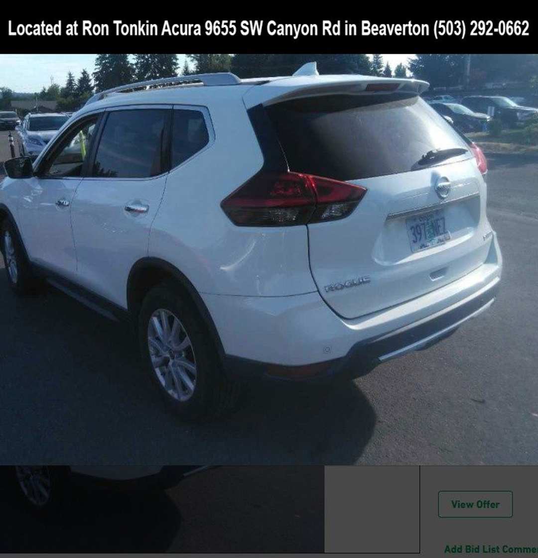 2020 Nissan Rogue SV - Image 3