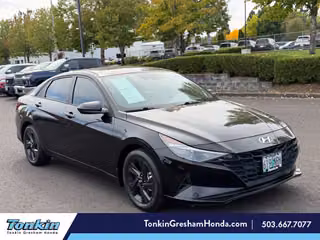 2022 Hyundai Elantra Hybrid Blue